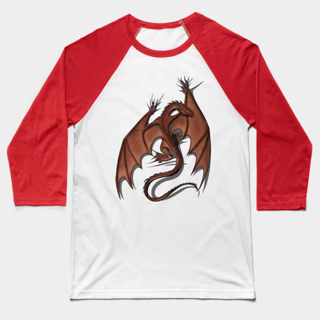 Smaug on your Shirt Baseball T-Shirt by sugarpoultry